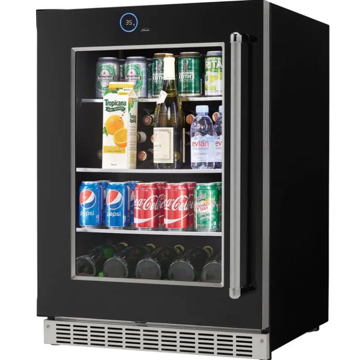 Danby SILHOUETTE Built-in Beverage Center 24 in 24" - SRVBC050L Black Clearance