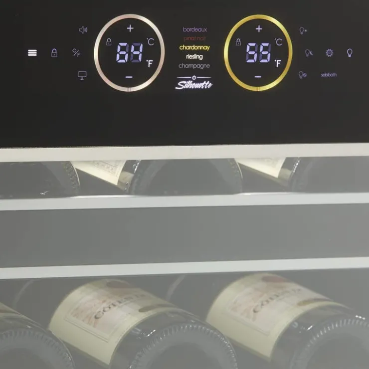 Danby SILHOUETTE Wine Cooler 24 in 24" - SRVWC050L-SS Black Outlet