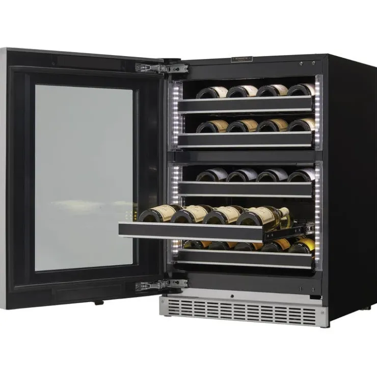 Danby SILHOUETTE Wine Cooler 24 in 24" - SRVWC050L-SS Black Outlet