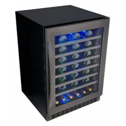 Danby SILHOUETTE Wine Cooler 24" - SSWC056D1B-S Black Stainless Sale