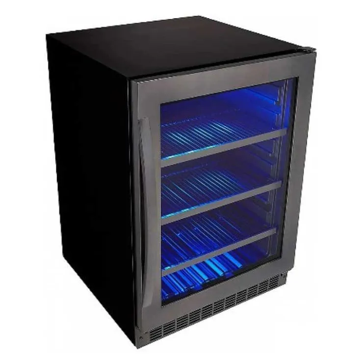 Danby SILHOUETTE Wine Cooler 24" - SSBC056D3B-S Black Stainless Best