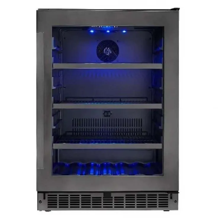 Danby SILHOUETTE Wine Cooler 24" - SSBC056D3B-S Black Stainless Best