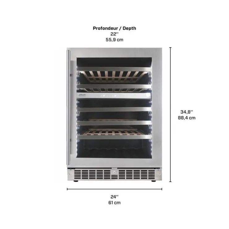 Danby SILHOUETTE Wine Cooler 24" - SPRWC053D1SS Stainless New