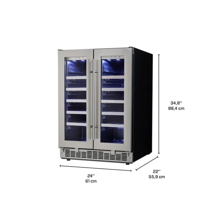Danby SILHOUETTE Wine Cooler 24" - DWC047D1BSSPR Stainless Clearance
