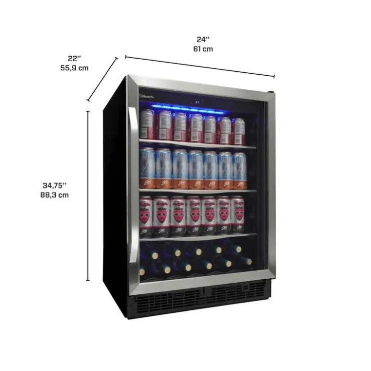 Danby SILHOUETTE Wine Cooler 24" - SBC057D1BSS Stainless Outlet