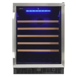 Danby SILHOUETTE Wine Cooler 24" - SWC057D1BSS Stainless Hot