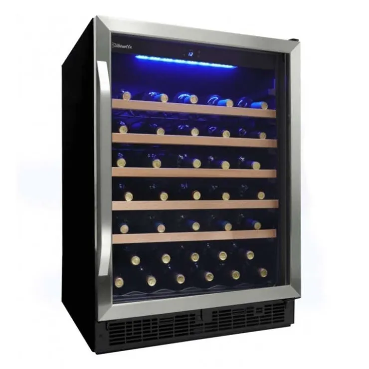 Danby SILHOUETTE Wine Cooler 24" - SWC057D1BSS Stainless Hot