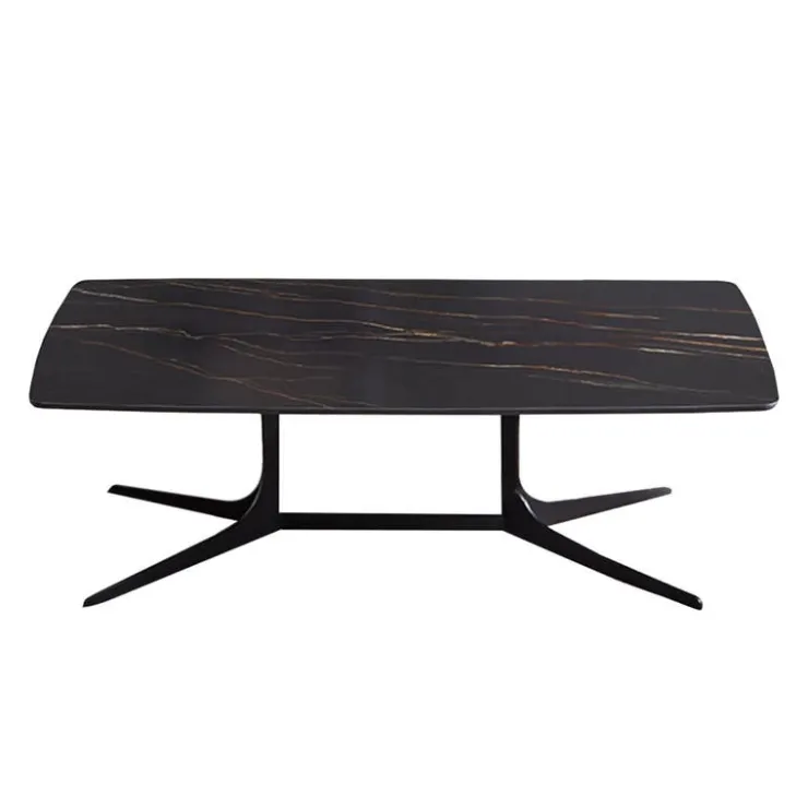 Sintered Stone Rectangular Coffee Table Black New