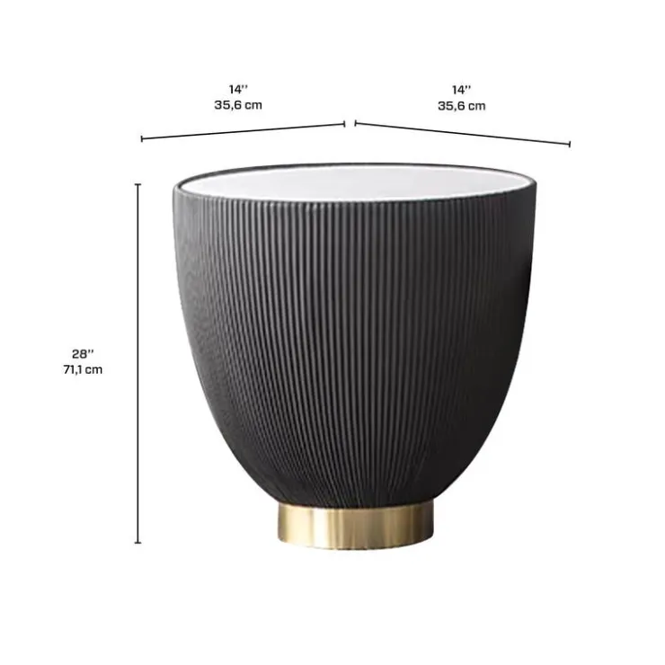Sintered Stone Side Table Beige Hot
