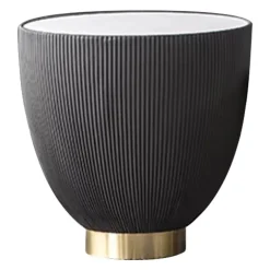 Sintered Stone Side Table Beige Hot
