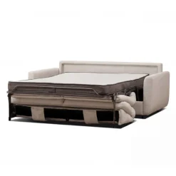 Sleeper Sofa with Steel Frame Cream Outlet