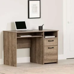 Meubles South Shore Small Computer Desk - South Shore WEATHERED OAK