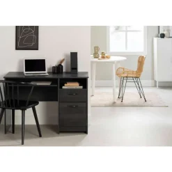 Meubles South Shore Small Computer Desk - South Shore GRAY OAK Hot
