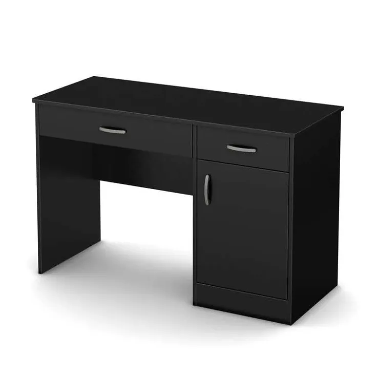 Meubles South Shore Small Desk - South Shore PURE BLACK New