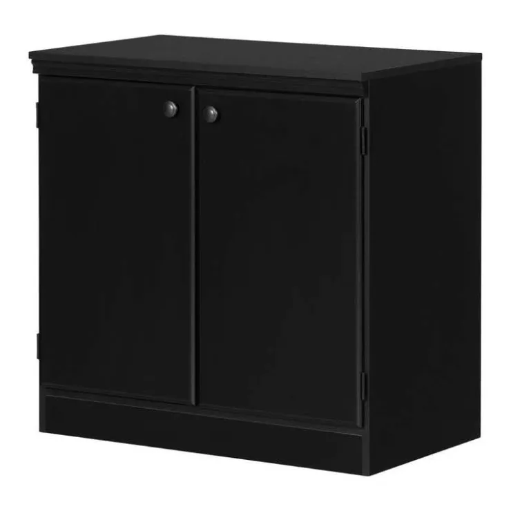 Meubles South Shore Small 2-door storage cabinet - South Shore Black Online