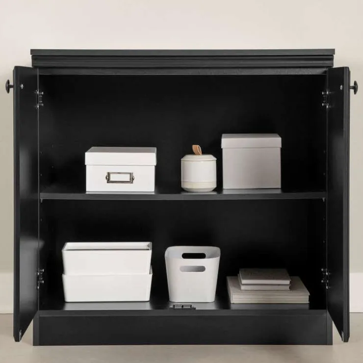 Meubles South Shore Small 2-door storage cabinet - South Shore Black Online