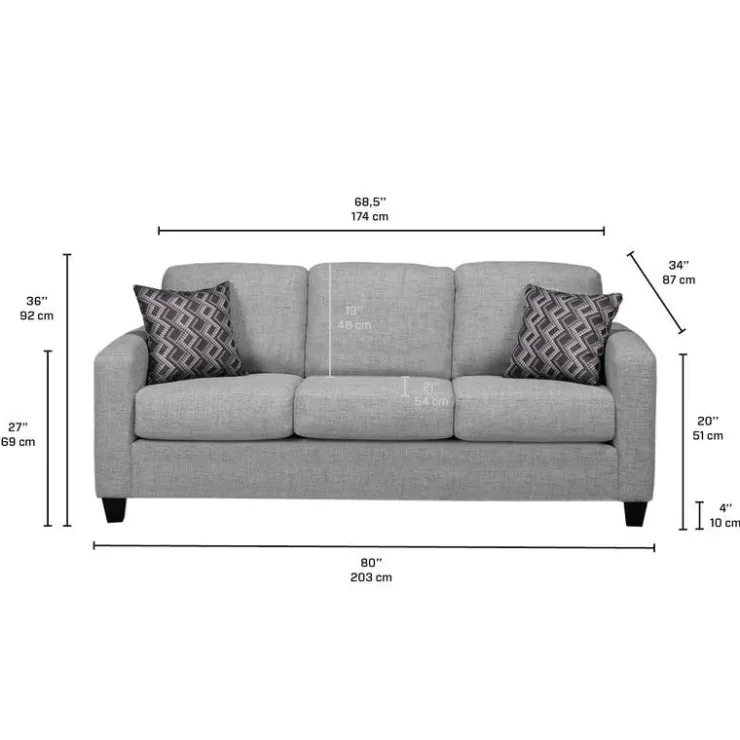Sofa By Fancy Sofa - Grey Light grey Best