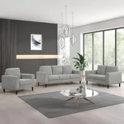Sofa with Cup Holders Grey Online