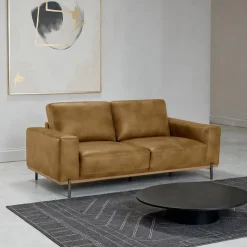 Sofa with Deep Seating - Brown Sale