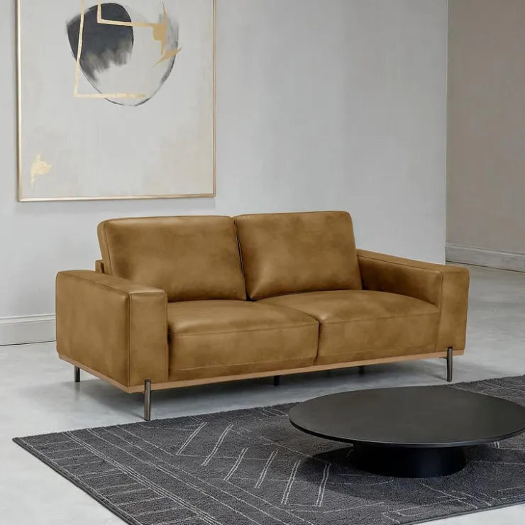 Sofa with Deep Seating - Brown Sale