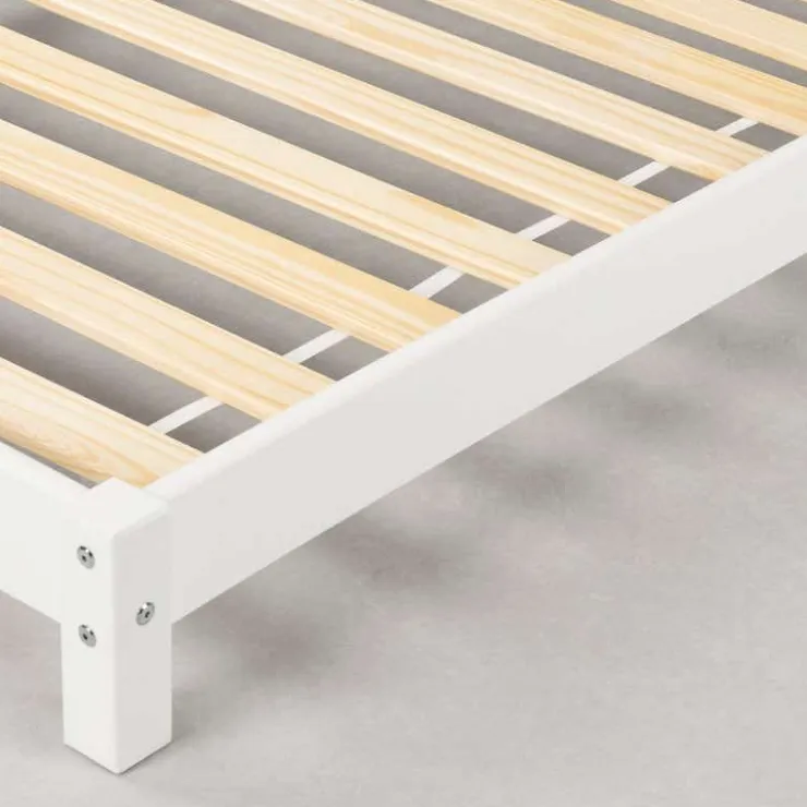 Meubles South Shore Solid Wood Bed With House Frame Headboard 39'' - South Shore Pure White New