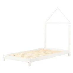 Meubles South Shore Solid Wood Bed With House Frame Headboard 39'' - South Shore Pure White New