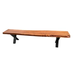 Solid Wood Bench - 84" Acacia Discount