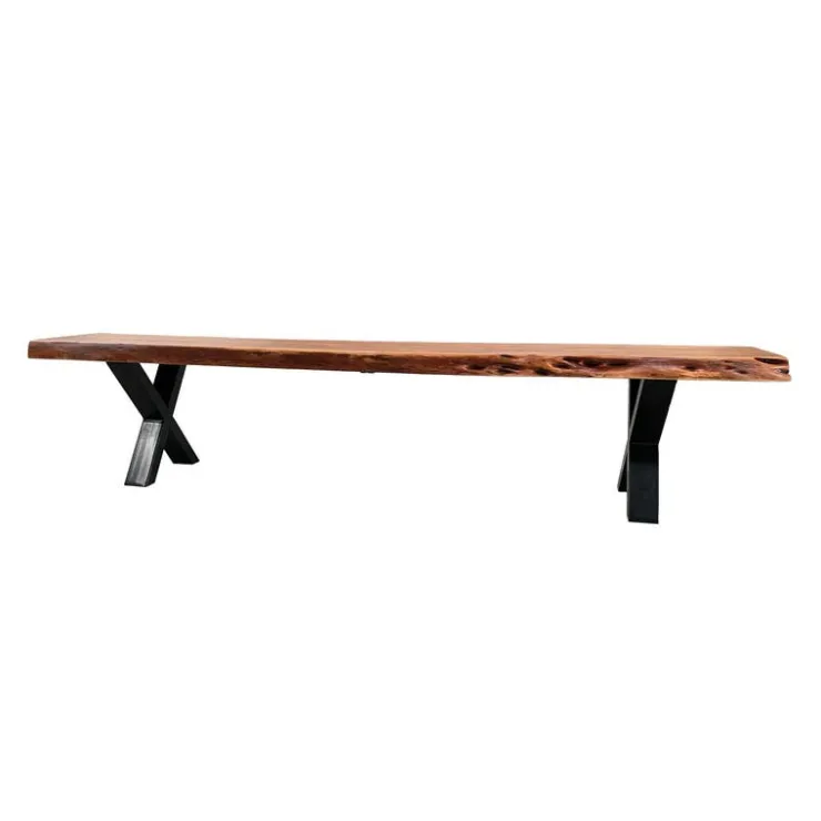 Solid Wood Bench - 84" Acacia Discount