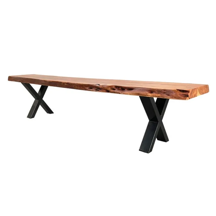Solid Wood Bench - 84" Acacia Discount