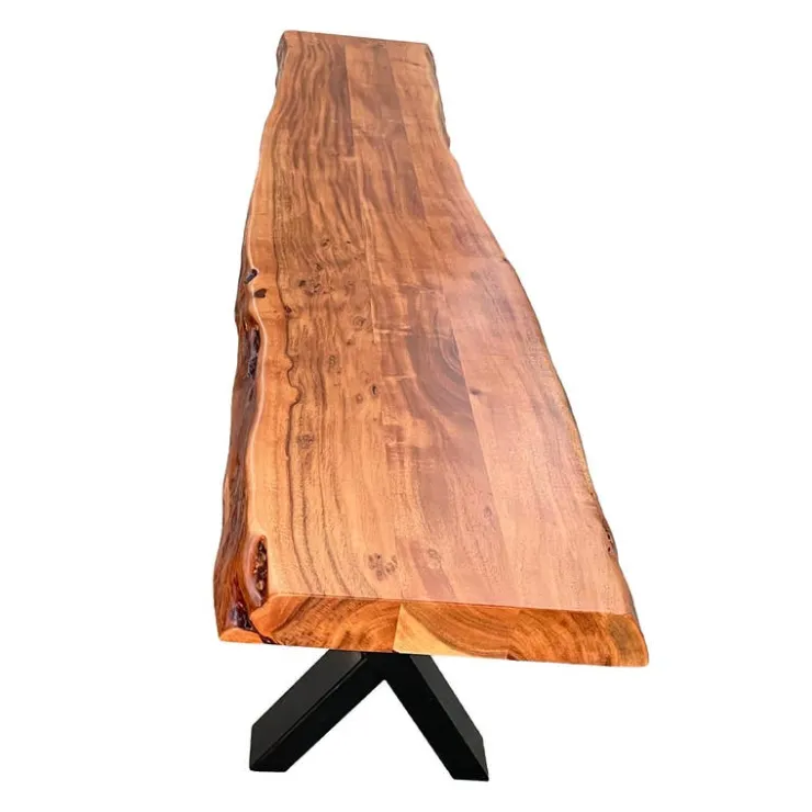 Solid Wood Bench - 84" Acacia Discount