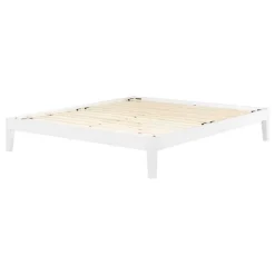 Meubles South Shore Solid Wood King Platform Bed (78") - South Shore White Outlet