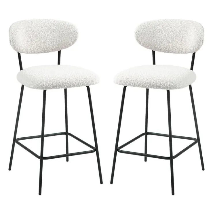 Stools (Set of 2) - White New