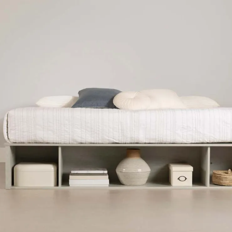 Meubles South Shore Storage Bed with Baskets (78") - South Shore White Outlet