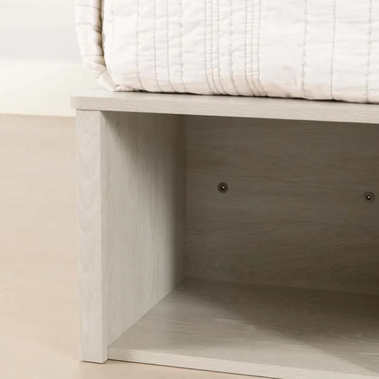Meubles South Shore Storage Bed with Baskets (78") - South Shore White Outlet