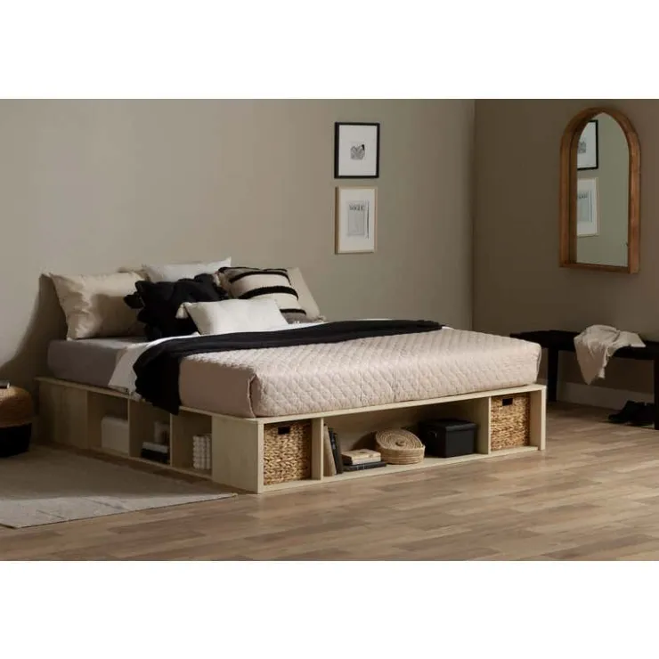 Meubles South Shore Storage Bed with Baskets (78") - South Shore Discount