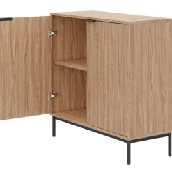 Nexera Storage Cabinet Light Walnut Hot