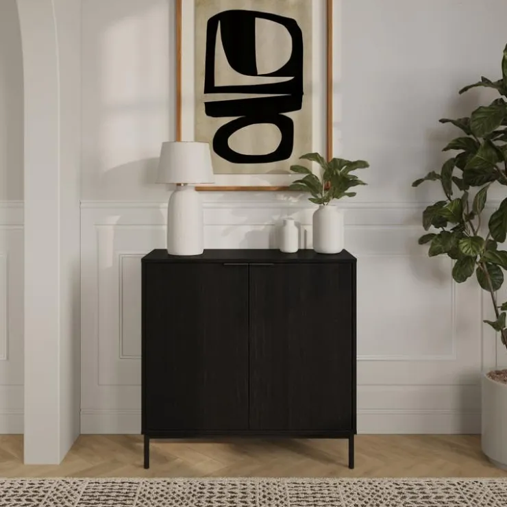 Nexera Storage Cabinet Black Online