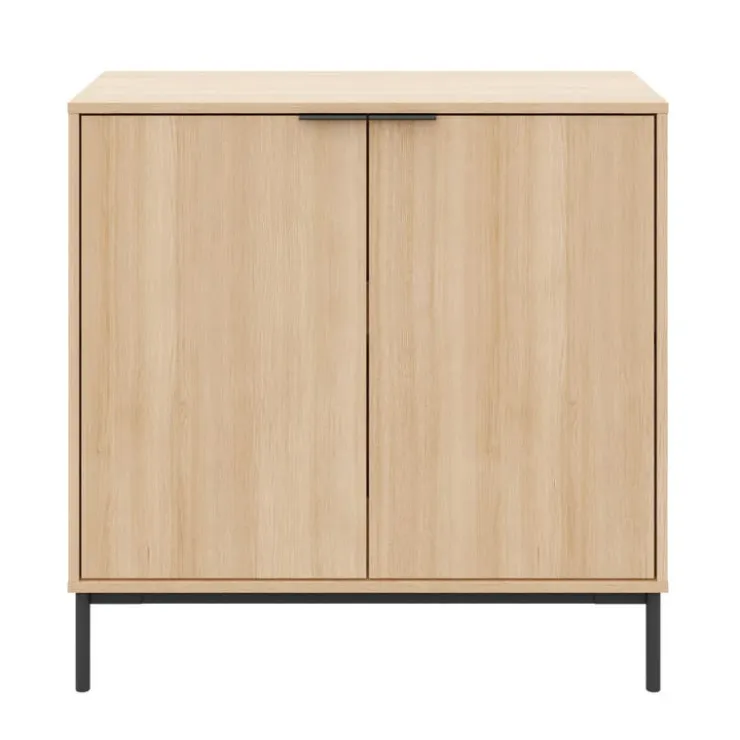 Nexera Storage Cabinet Natural Blonde Oak