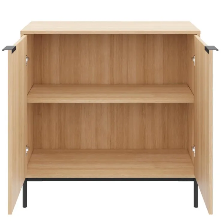 Nexera Storage Cabinet Natural Blonde Oak