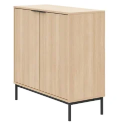 Nexera Storage Cabinet Natural Blonde Oak