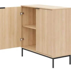 Nexera Storage Cabinet Natural Blonde Oak