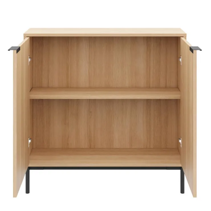 Nexera Storage Console Table - Natural Blonde Oak Sale