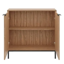 Nexera Storage Console Table - Light Walnut Outlet