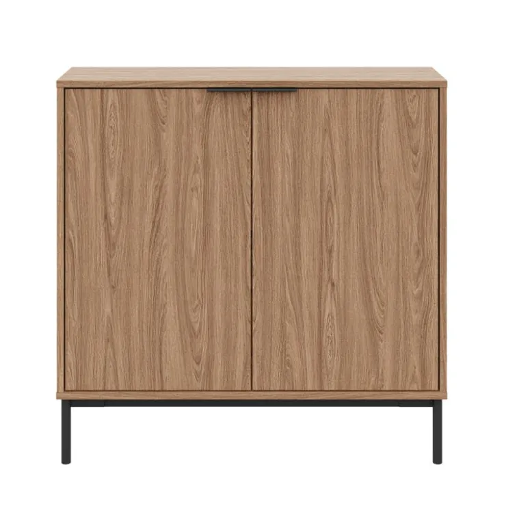 Nexera Storage Console Table - Light Walnut Outlet