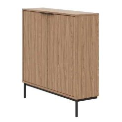 Nexera Storage Console Table - Light Walnut Outlet