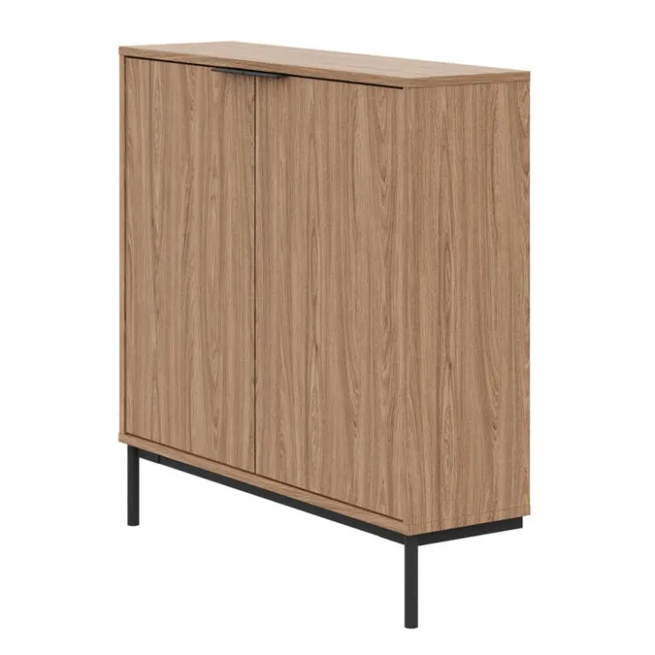 Nexera Storage Console Table - Light Walnut Outlet