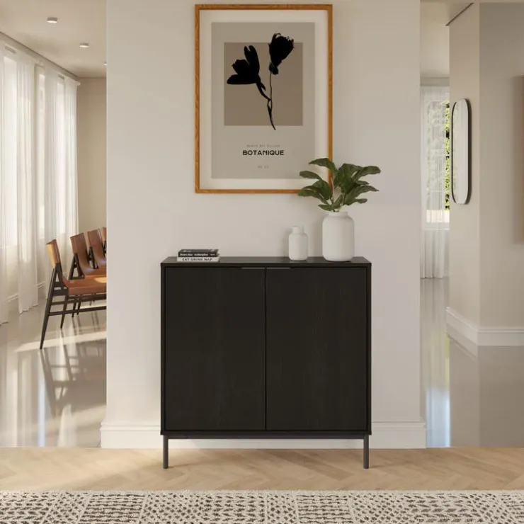 Nexera Storage Console Table - Black