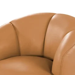 Swivel Accent Armchair - Caramel Best