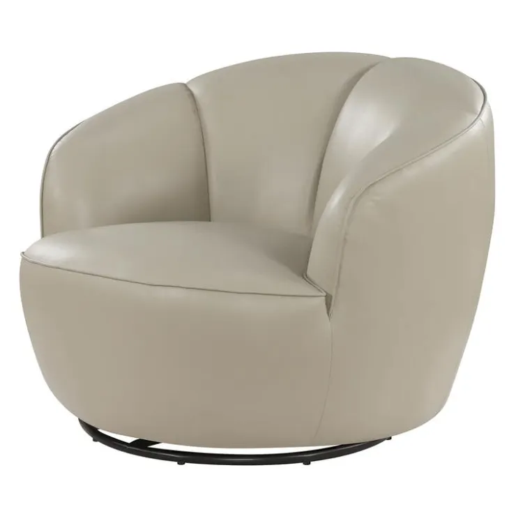 Swivel Accent Armchair - Grey Best