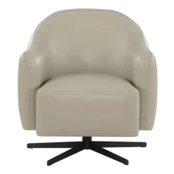 Swivel Accent Armchair - Grey Online